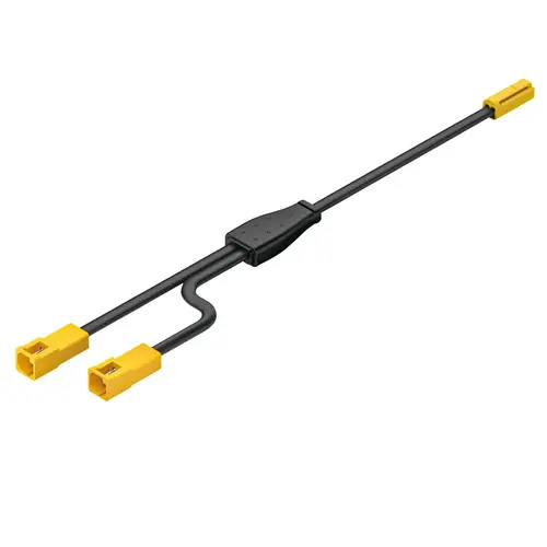 Hafele 833.93.738 Y Distributor, Hafele Loox5 2-way, Multi-White, 12V 1 male, 2 female, Max. 60 W Black