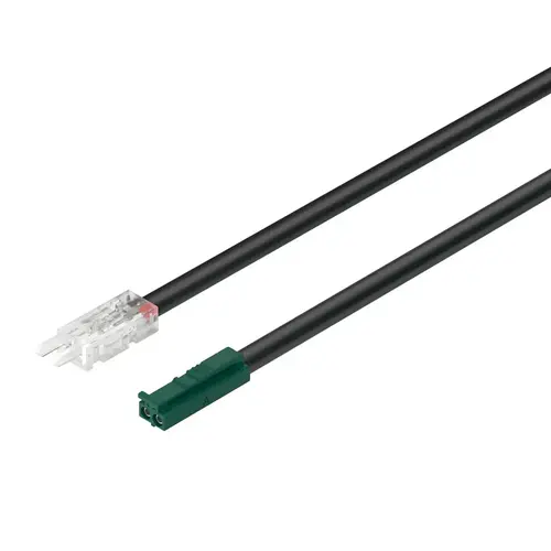 Hafele 833.93.741 Lead, Hafele Loox5 for LED strip light monochrome 5 mm (3/16"), 24 V 100 mm 4" 3.5 A, 20 AWG, Length: 100 mm (4")
