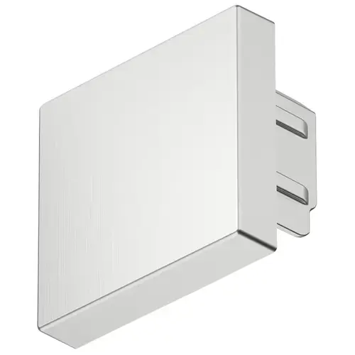 Hafele 833.95.777 end cap, For Hafele Loox5 profile 2102 Plastic, Plastic, silver colored Silver colored