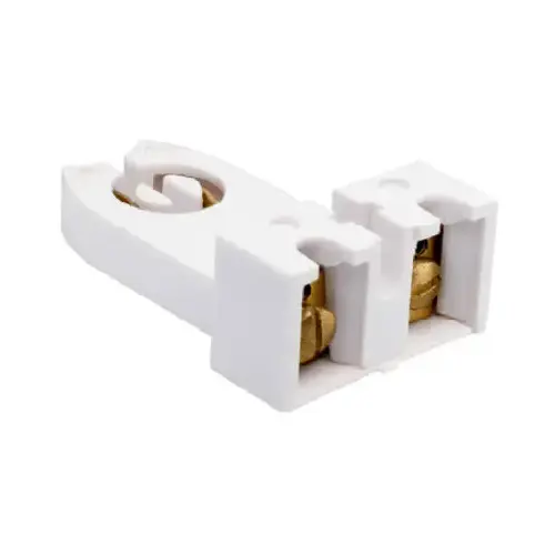 PASS & SEYMOUR 3901WCC20 Fluorescent Lampholder, White, 660-Watt, 600-Volt