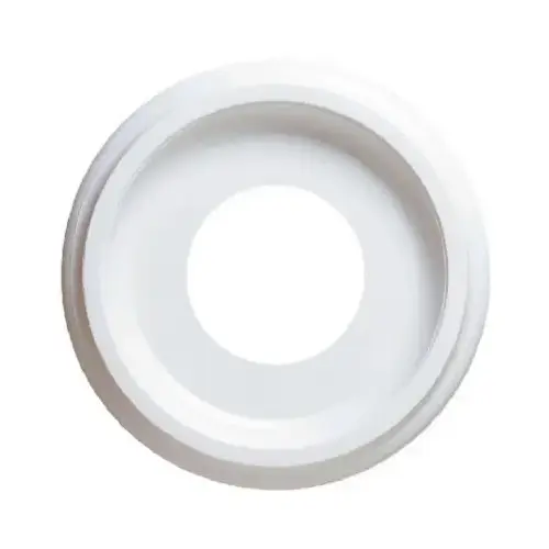 Westinghouse 77037 Ceiling Medallion, 9-3/4 in Dia, 9-3/4 in L, Plastic, White, For: Ceiling Fans, Lighting Fixtures