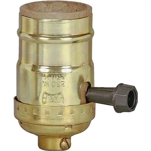 Eaton 925ABD-BOX Lamp Holder, 250 VAC, 250 W, Brass
