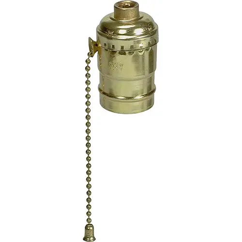 Eaton 980ABD-BOX Lamp Holder, 250 VAC, 660 W, Aluminum Contact, Brass