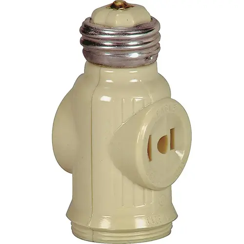 Eaton BP715V Adapter, 660 W, 2-Outlet, Ivory