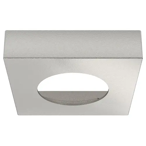Hafele 833.72.125 Surface Mounted Housing Trim Ring, for Loox LED 2025/2026, 2091/3091, 2092/3092 square Square, Silver colored Silver colored