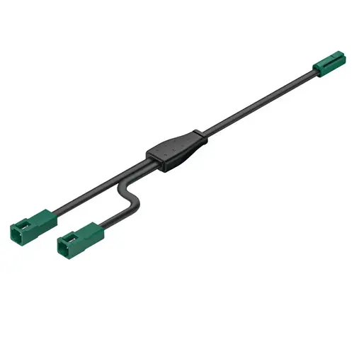 Hafele 833.93.739 Y Distributor, Hafele Loox5 2-way, Multi-White, 24V 1 male, 2 female Black