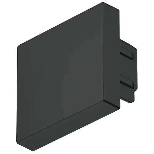 Hafele 833.95.778 end cap, For Hafele Loox5 profile 2102 Plastic, Plastic, black Black