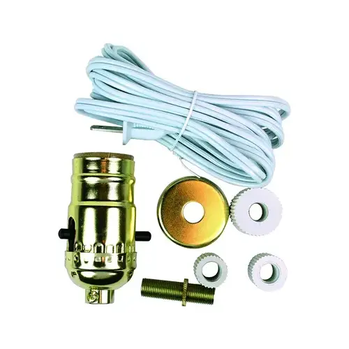Jandorf 60131 Lamp Kit, Brass