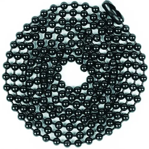 Jandorf 60371-XCP6 Beaded Chain  Black - pack of 6