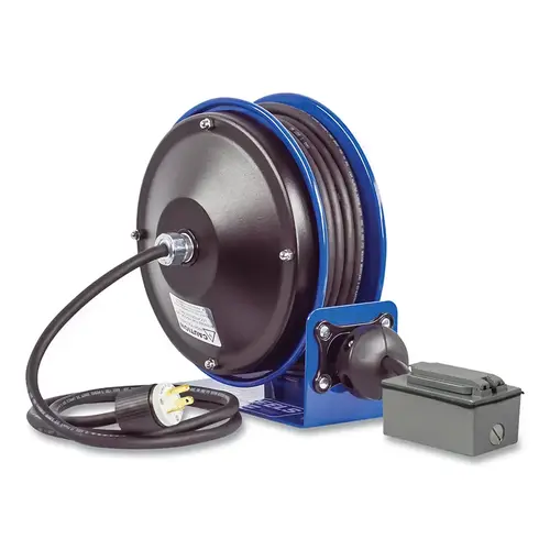 COXREELS PC103016X COMPACT POWER CORD REEL- 16/3 X 30 ft WITH CORD