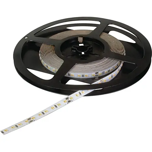 Hafele 833.77.243 LED strip light, Hafele Loox5 LED 3087, Hafele Loox5 LED 3087, 24 V, Tunable White, 2-wire, (5/16") 8 mm 1968 1/2" 50.00 m 2 x 120 LEDs/m, 9.6 W/m, 50 m White