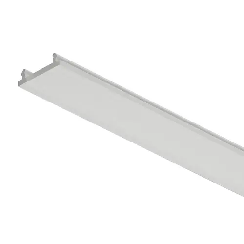 Hafele 833.95.806 Diffuser, Hafele Loox5 for profiles 2101 60 - 70 % width (1/2") 13 mm, Length: 2500 mm, white opal opal