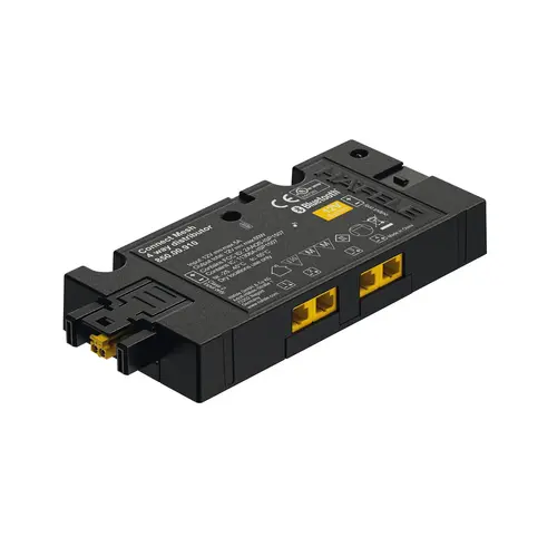 Hafele 850.00.910 Distributor, Hafele Connect Mesh Eco, 4-port, 12 V Individual component for set extension, 36 W, Individual component for extending the set, monochrome Black
