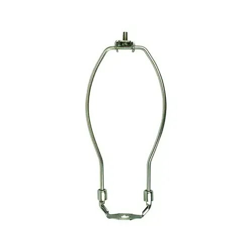 Jandorf 60124 Lamp Harp, 8 in L, Brushed Pewter Fixture