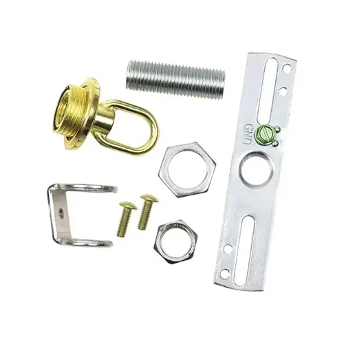 Jandorf 60206-XCP6 Loop Crossbar Kit, Screw Collar, Brass - pack of 6