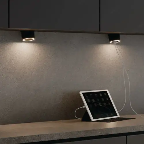 Richelieu Hardware 260003024124170 UNIKA - LED Luminaire For Under-Cabinet Lighting Steel
