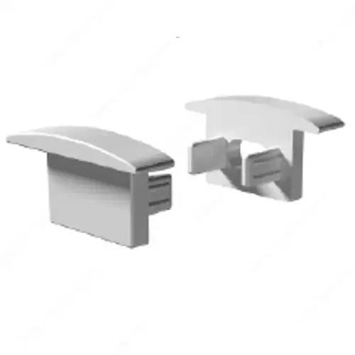 Richelieu Hardware 30145354 Profile Accessories ~ End Caps Aluminum