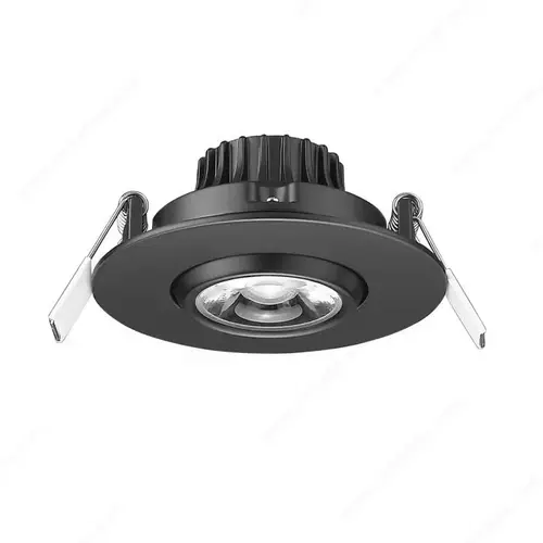 Richelieu Hardware GBL12009300900 GIMBAL - DEL directionnelle - 9W, 120V, 3CTT Black