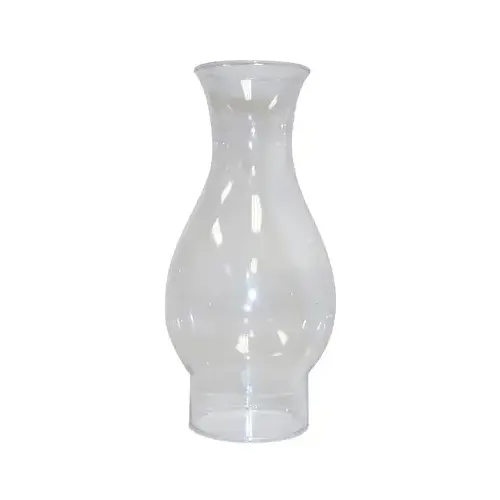 Tiki 417B-XCP6 Lamp Chimney, Glass, Clear, For: Classic, Ellipse Oil Lamps with 2-5/8 in Base - pack of 6