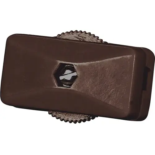 Eaton BP410B-SP-L Cord Switch Feed-Through In-Line with Wheel Switch 3-Amp - Brown