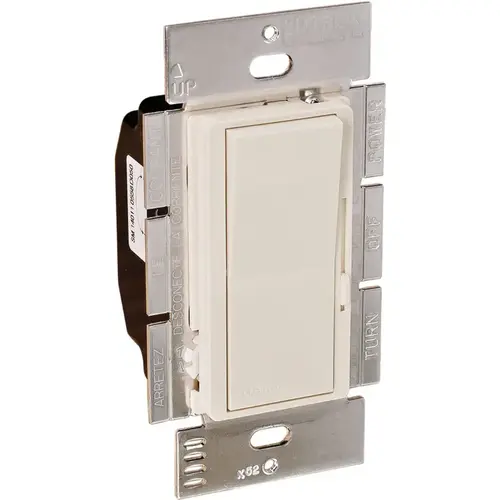 Hafele 820.66.450 Lutron Wall Dimming Control, Diva, 2 Conductor Signal Wire (0-10V) Light Almond Almond