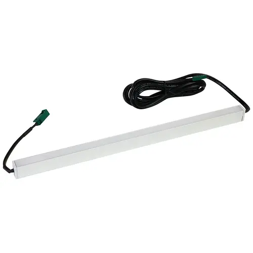 Hafele 833.70.947 Surface Mounted Light Bars, With Inline Switch, 24 V 24" 66 5.8 W Profile 2103 with Loox LED 3045, 24" Length; 3000K warm white