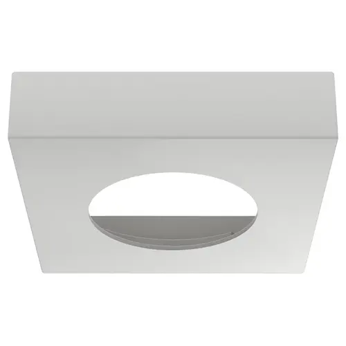 Hafele 833.72.167 Surface Mounted Housing Trim Ring, for Loox LED 2025/2026, 2091/3091, 2092/3092 square Square, White White