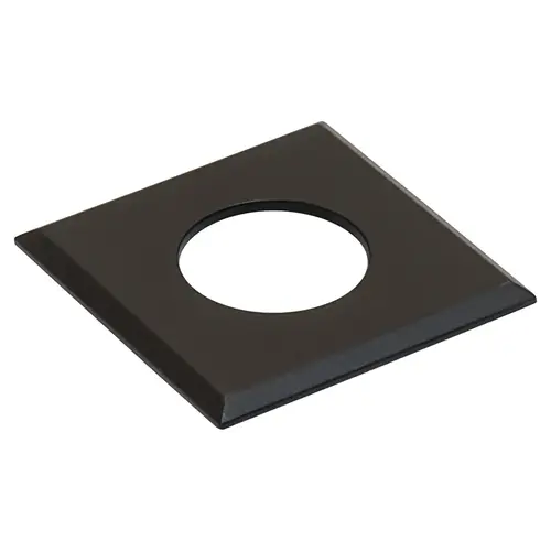 Hafele 833.72.188 Square Recessed Mount Trim Ring, for Hafele Loox and Hafele Loox5 LED drill hole diameter 35 mm square square, Black Black