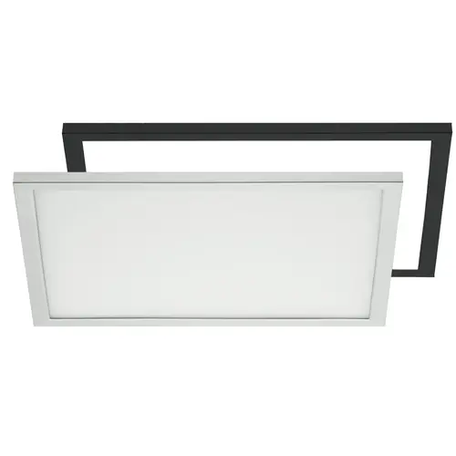 Hafele 833.72.296 Surface Mounted Downlight, Hafele Loox5 LED 3035 24 V Monochrome,  65 mm (2 9/16"), interchangeable frames silver colored/black, 4000 K