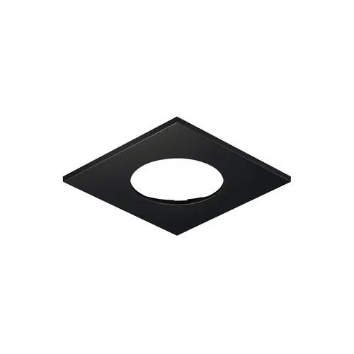 Hafele 833.72.507 Recess mounted housing, Suitable for: Loox5 light module with drill hole diameter 58 mm square Square, Black Black