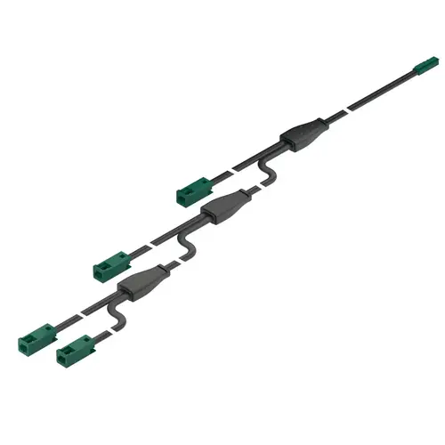 Hafele 833.95.743 4-way extension lead, Hafele Loox5 24V Monochrome, Length: (255 7/8") 6500 mm