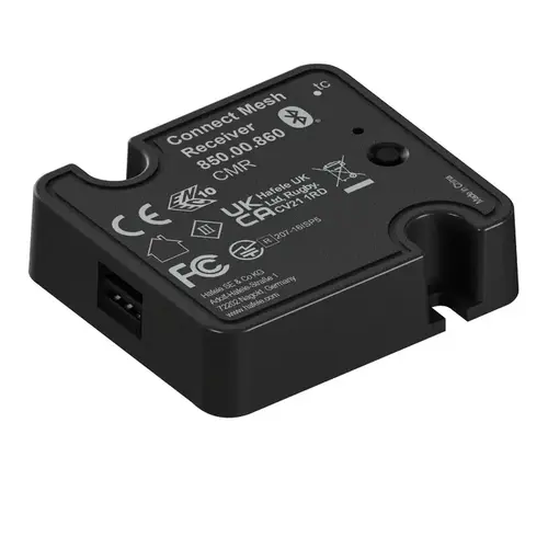 Hafele 850.00.860 Radio remote control, H fele Connect Mesh For Wireless on/off/dimming Black
