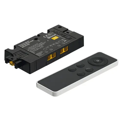 Hafele 850.00.985 Distributor and Remote Control Set, Hafele Connect Mesh Eco, 4-Port, RGB, 12 V Connected in the factory for immediate start-up, 36 W Black