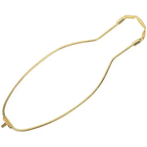 Westinghouse 70222 10 In. Polished Brass 2-Piece Detachable Lamp Harp