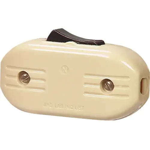 Eaton 933V-BOX 933 Switch, 3 A, 120 V, Screw Terminal, Phenolic, Ivory