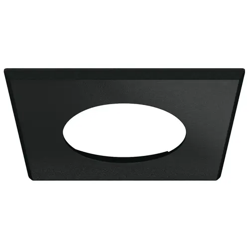 Hafele 833.72.172 Recess Mounted Housing Trim Ring, for Loox LED 2025/2026 square square, black Black