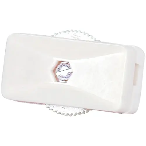 Eaton BP410W-SP-C Cord Switch, 3 A, 120 V, Screw Terminal, White
