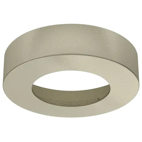 Hafele 833.72.162 Surface Mounted Housing Trim Ring, for Loox LED 2025/2026, 2091/3091, 2092/3092 round Round, Matt nickel matt, Nickel plated