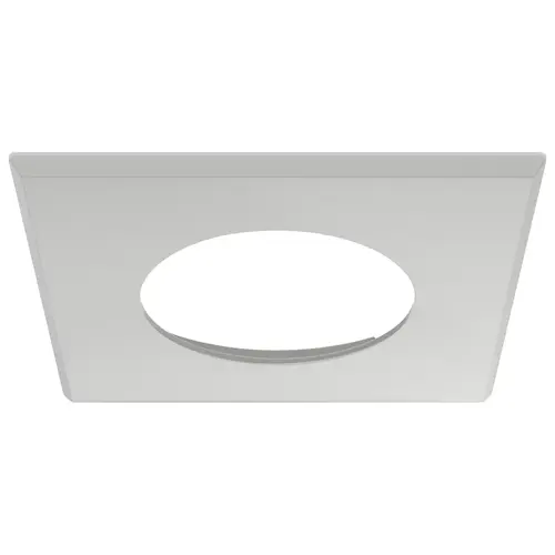 Hafele 833.72.175 Recess Mounted Housing Trim Ring, for Loox LED 2025/2026 square square, white White