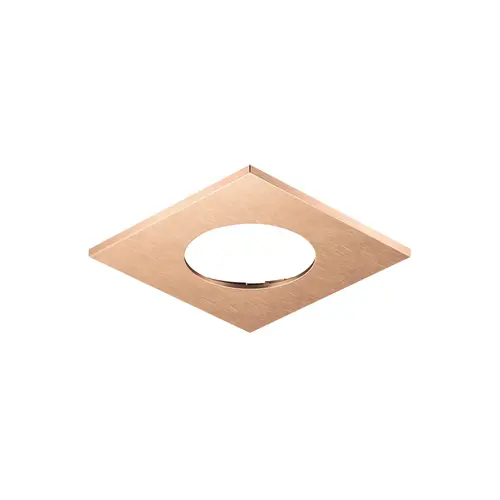 Hafele 833.72.511 Recess mounted housing, Suitable for: Loox5 light module with drill hole diameter 58 mm square Square, Copper plated copper plated