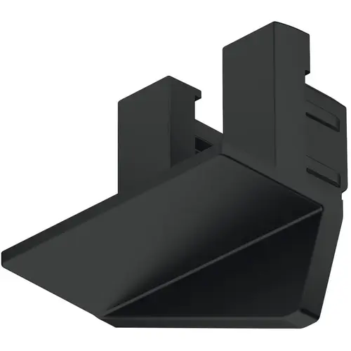 Hafele 833.95.771 End cap, For Hafele Loox5 profile 1105 Plastic, black Black