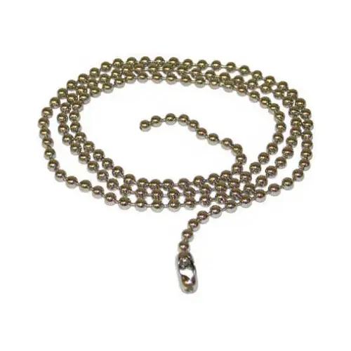 Jandorf 94991-XCP6 Beaded Chain  Nickel Plated - pack of 6
