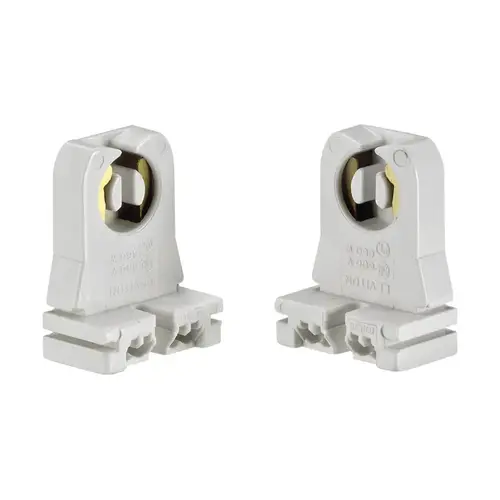 Leviton C20-13351-00W Lampholder Thermoset Plastic Fluorescent Pedestal Base White