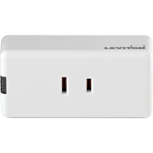 Leviton D23LP-R02-1RW Decora Smart Wi-Fi Mini Plug-In Dimmer, White