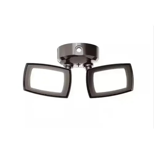 PROBRITE FSXD30-PC-4K-BZ Twin Head Security Light, 22W Wattage, Photocell, Bronze Finish