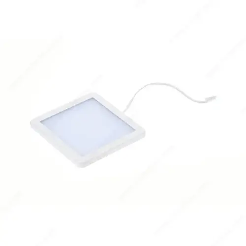 Richelieu Hardware 37907024122030 SPICA - Slim Square Puck - 24V, 3'' White