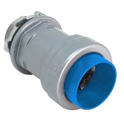 Southwire 65077901 SIMPush Conduit Box Connector, 1/2 in Push-In, 1.29 in OD, Metal