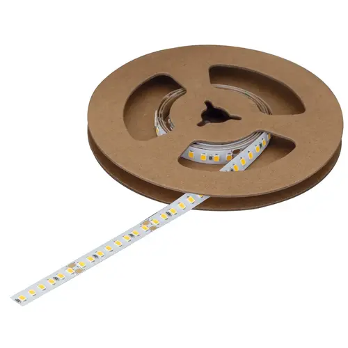 Hafele 833.76.256 Flexible Strip Light, H fele Lighting LED 3148 24 V 8 mm 2-pin (monochrome), 160 LEDs/m, 9.5 W/m, IP20 196 7/8" >155 lm/W 1,475 lm 5.00 m 9.5 W, Warm white 3000 K, 5 m White