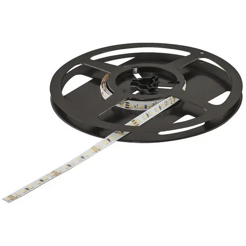 Hafele 833.76.333 Flexible Strip Light, Hafele Loox5 LED 3044, 24 V, multi-white, (5/16") 8 mm 1968 1/2" 50 m 2 x 120 LEDs/m, 4.8 W/m, Warm white 2700 K to cool white 5000 K, (1968 1/2") 50 m White