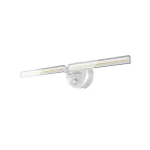 PROBRITE RUL40-5CCT-MS-WH Ruler LED Twin Head Flood Light, 40W Wattage, 4000 Lumens Output, White Finish